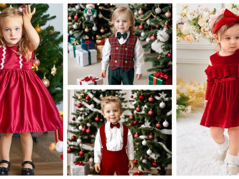 Best Christmas Dresses for Baby Boys and Girls Under ₹1000 - Meghashop