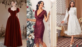 Top 9 Most Trending Dresses Worn by Women on Christmas - Meghashop