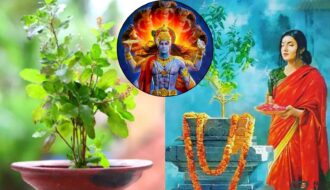 How to Decorate the Puja Thali, Perform the Puja, and What Women Should Wear on Tulsi Pujan Diwas/Tulsi Vivah - Meghashop